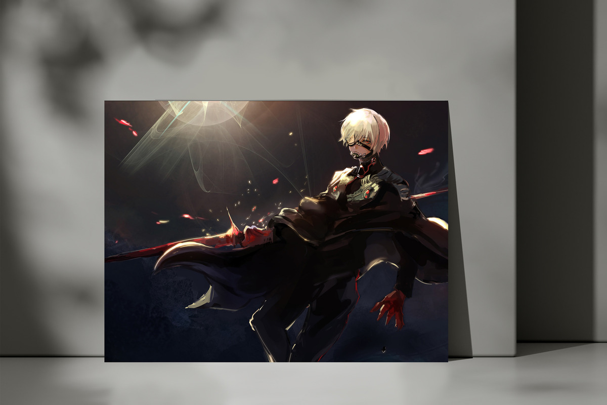 Cuadro Tokyo Ghoul Re 616 70x100 Mdf Memoestampados - Imagen 3