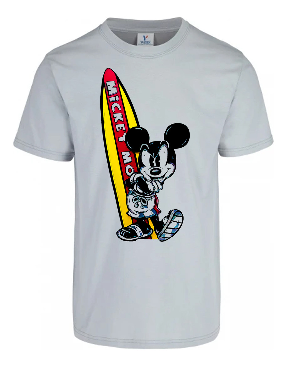 Remera: Mickey Surf Memoestampados