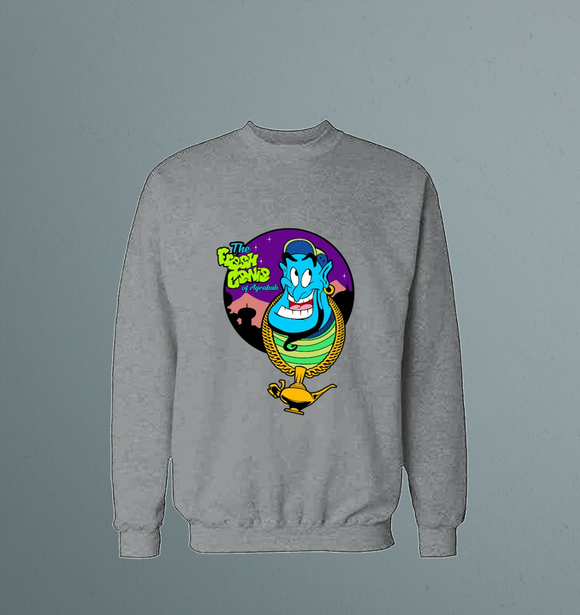 Buzo The Fresh Genie Of Agrabah Memoestampados - Imagen 6