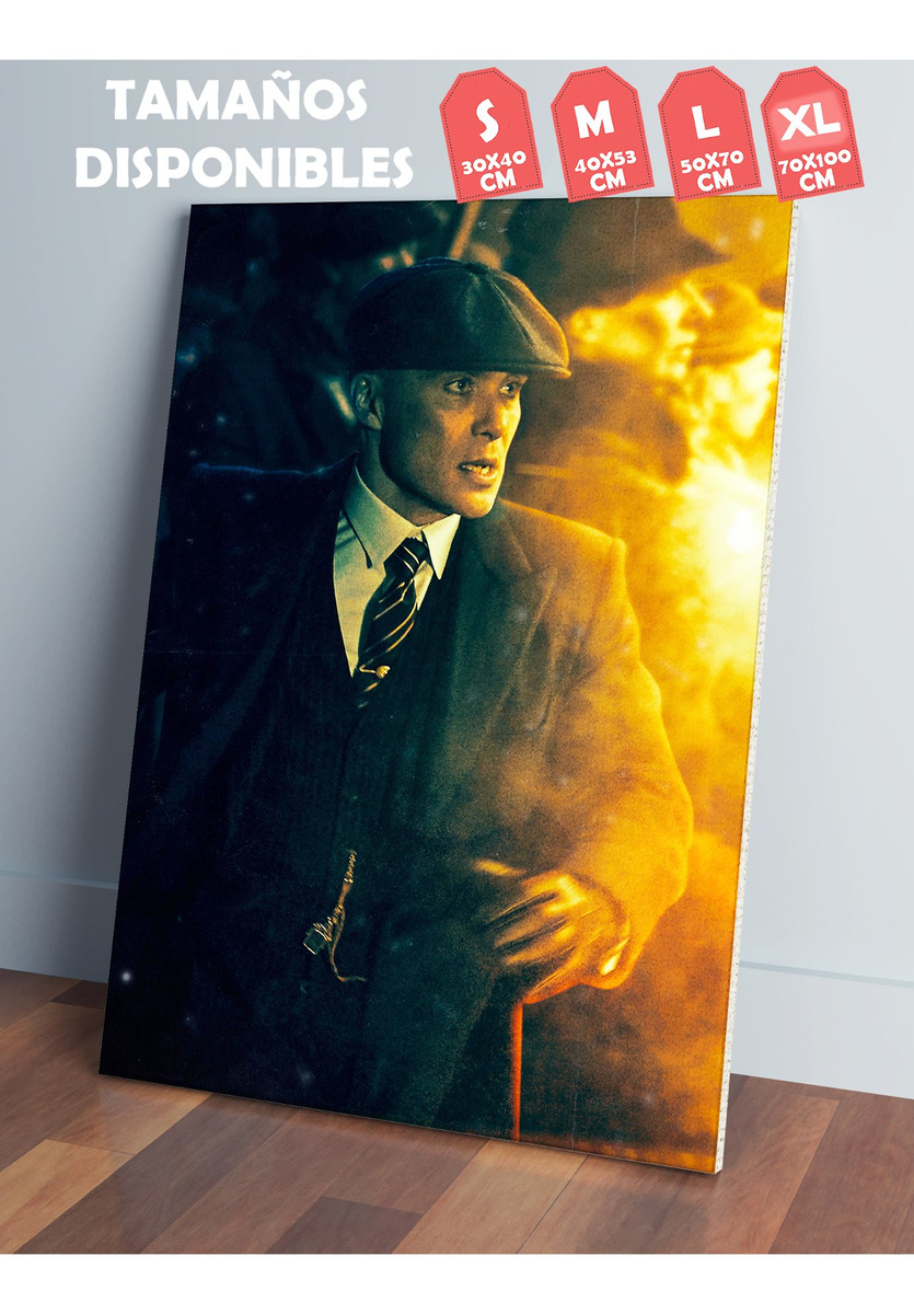 Cuadro Tommy Shelby 542 30x40 Mdf Memoestampados - Imagen 2