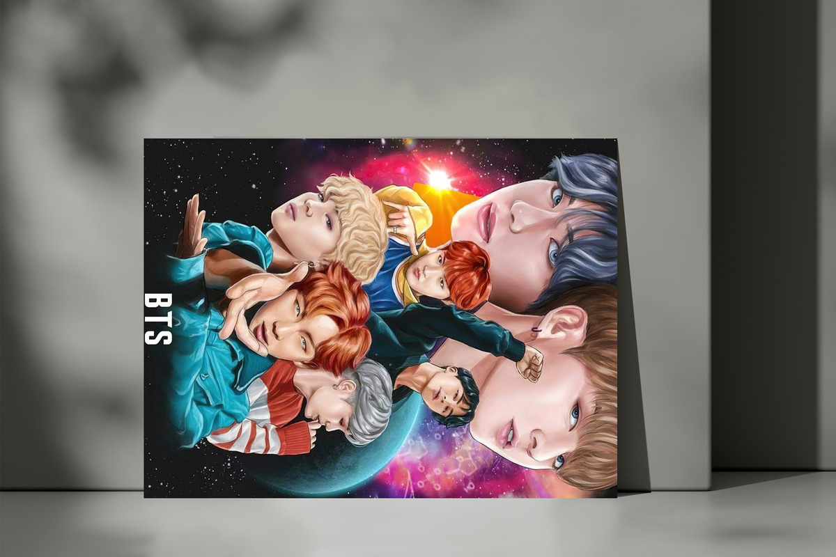 Cuadro Bts 619 50x70 Mdf Memoestampados - Imagen 3