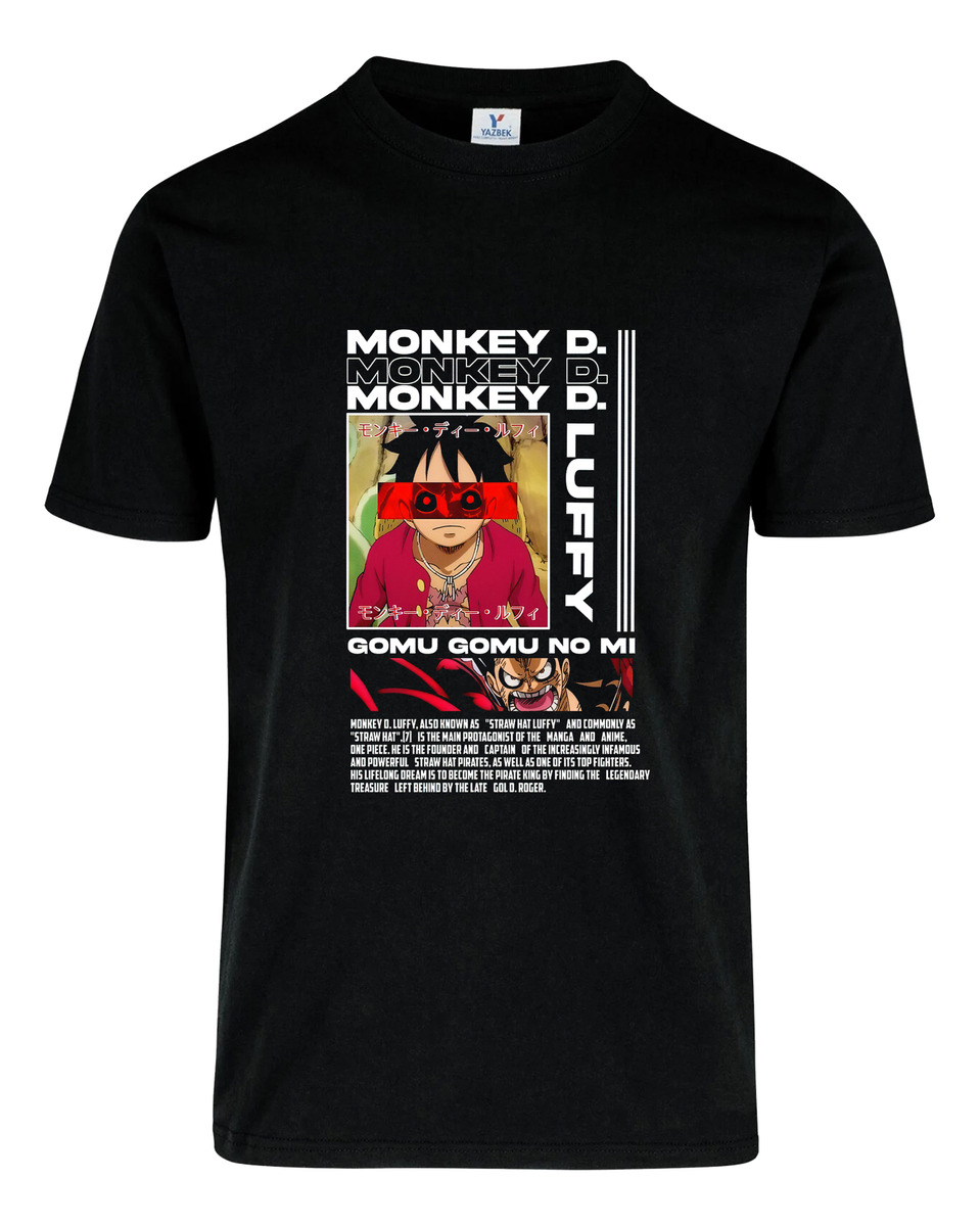 Remera: Monkey D Luffy Gomu Gomu Memoestampados - Imagen 2
