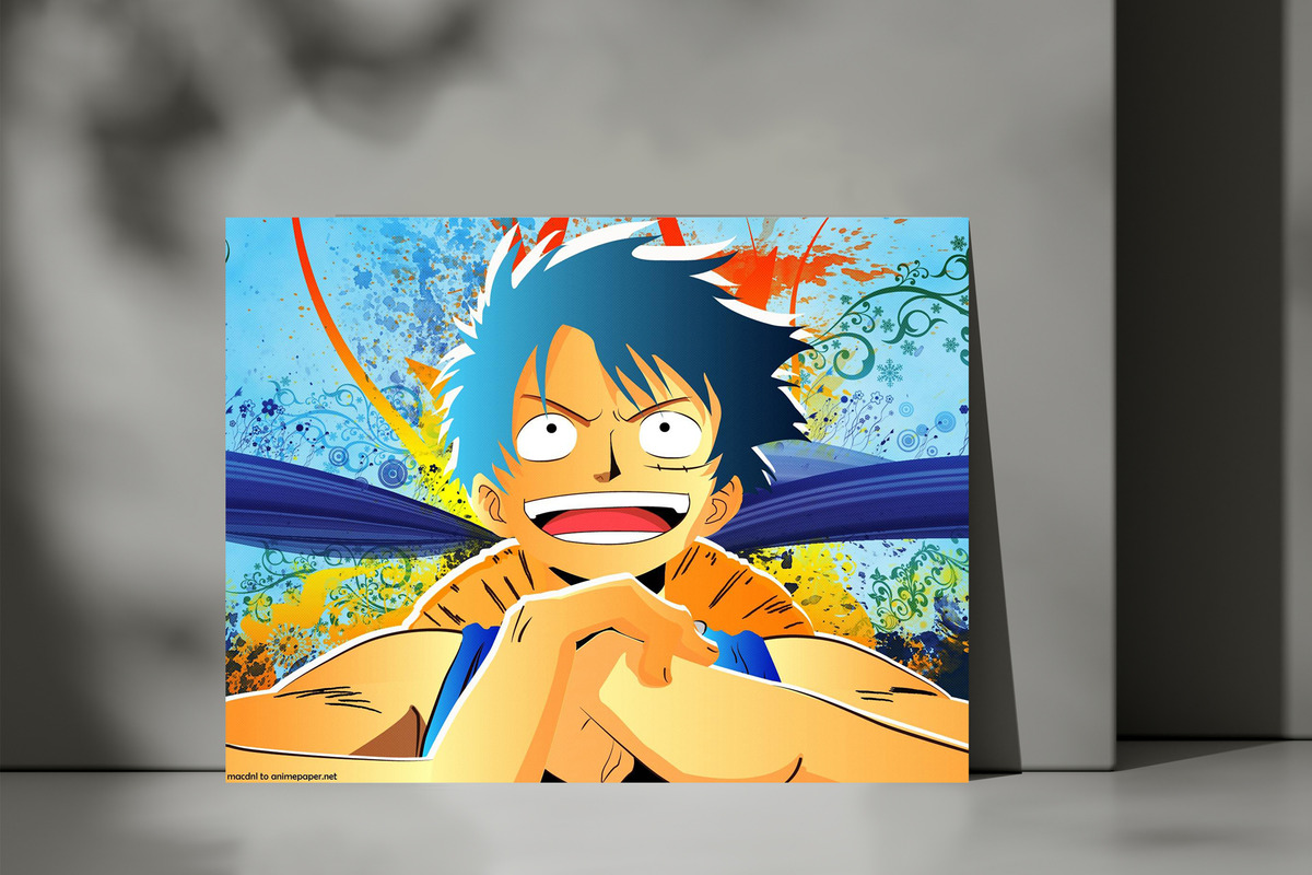 Cuadro One Peace Luffy 604 50x70 Lienzo Memoestampados - Imagen 3