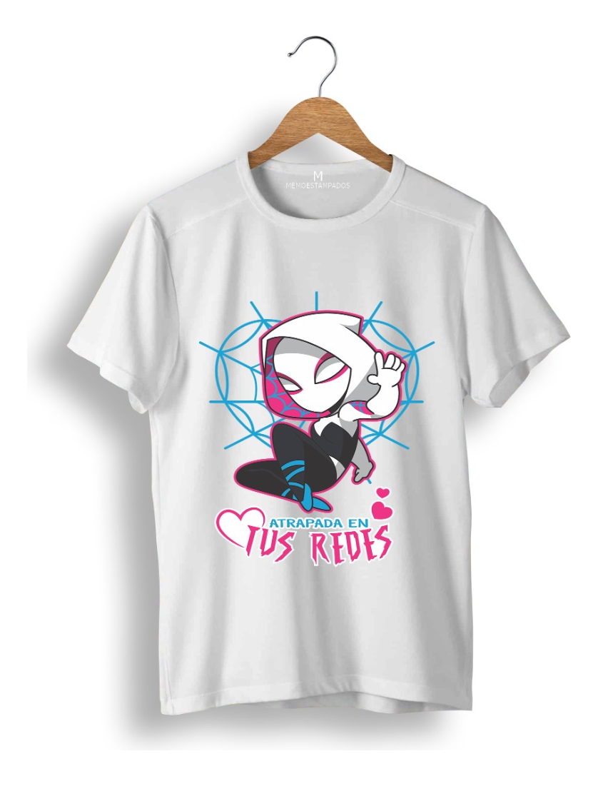Remera Regalos San Valentin, Spider Love Precio Por 2 Uni - Imagen 18