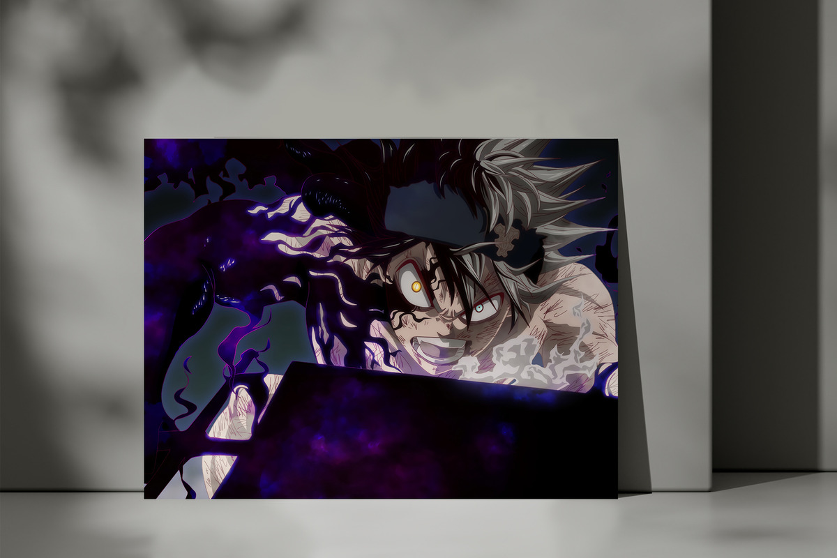 Cuadro Black Clover 559 70x100 Mdf Memoestampados - Imagen 3