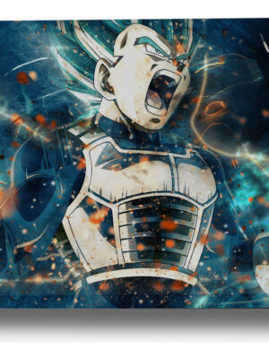Cuadro Dragon Ball Z Vegeta 128 40x53 Mdf Memoestampados