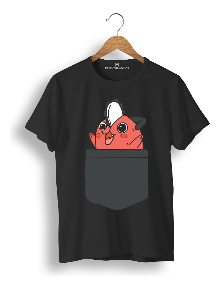 Remera: Pochita De Bolsillo Memoestampados - Imagen 4