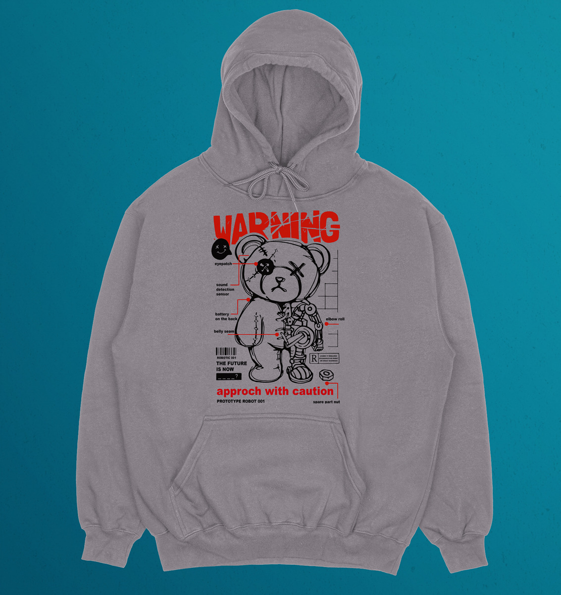 Canguro Osito Warning Memoestampados - Imagen 2