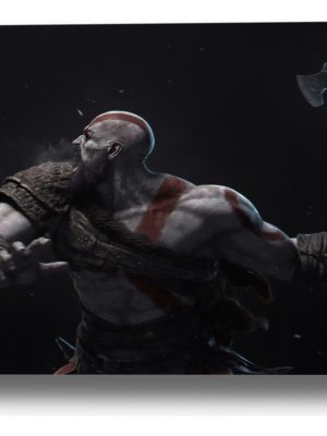 Cuadro God Of War 186 70x100 Mdf Memoestampados