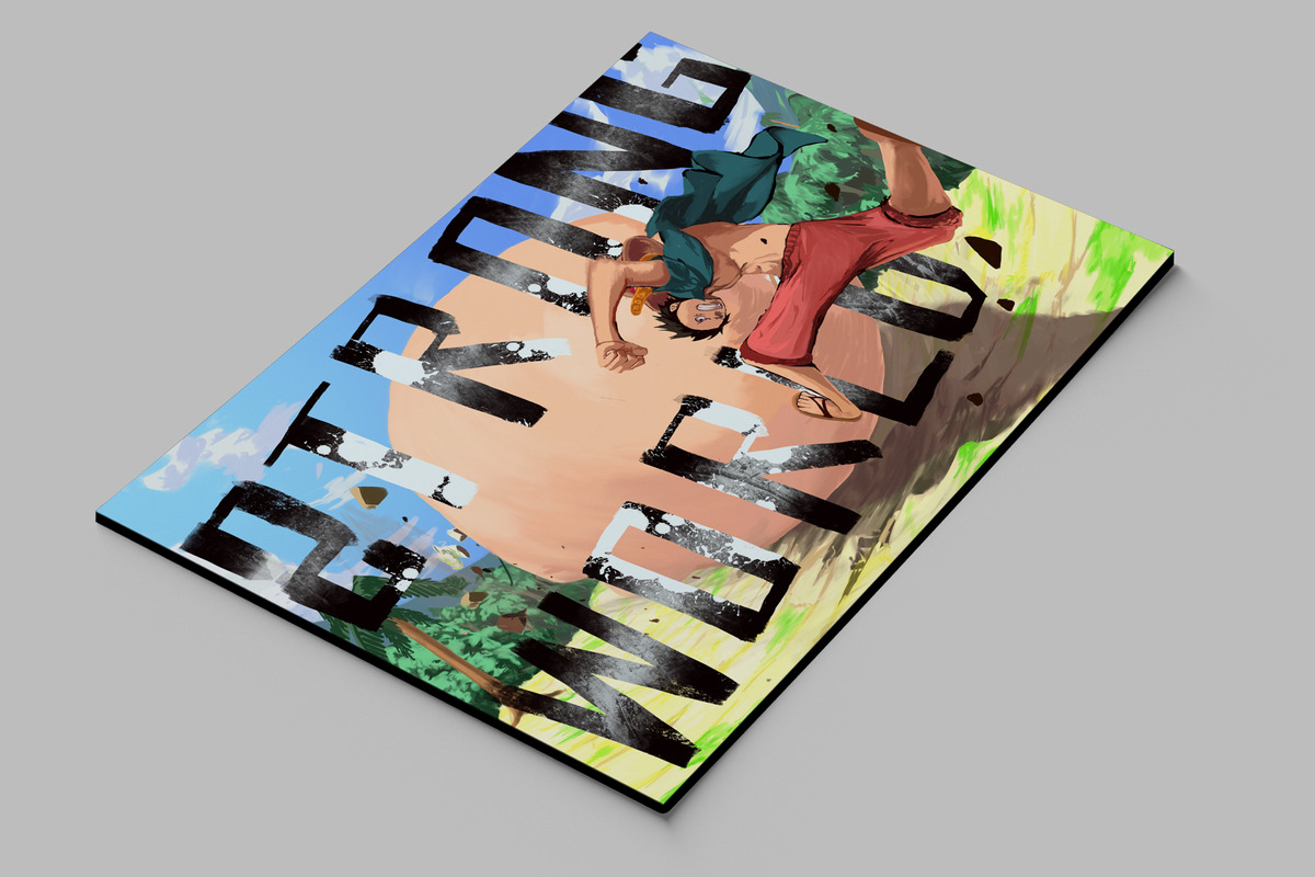 Cuadro 226 One Piece Strong World 40x53 Mdf Memoestampados - Imagen 2