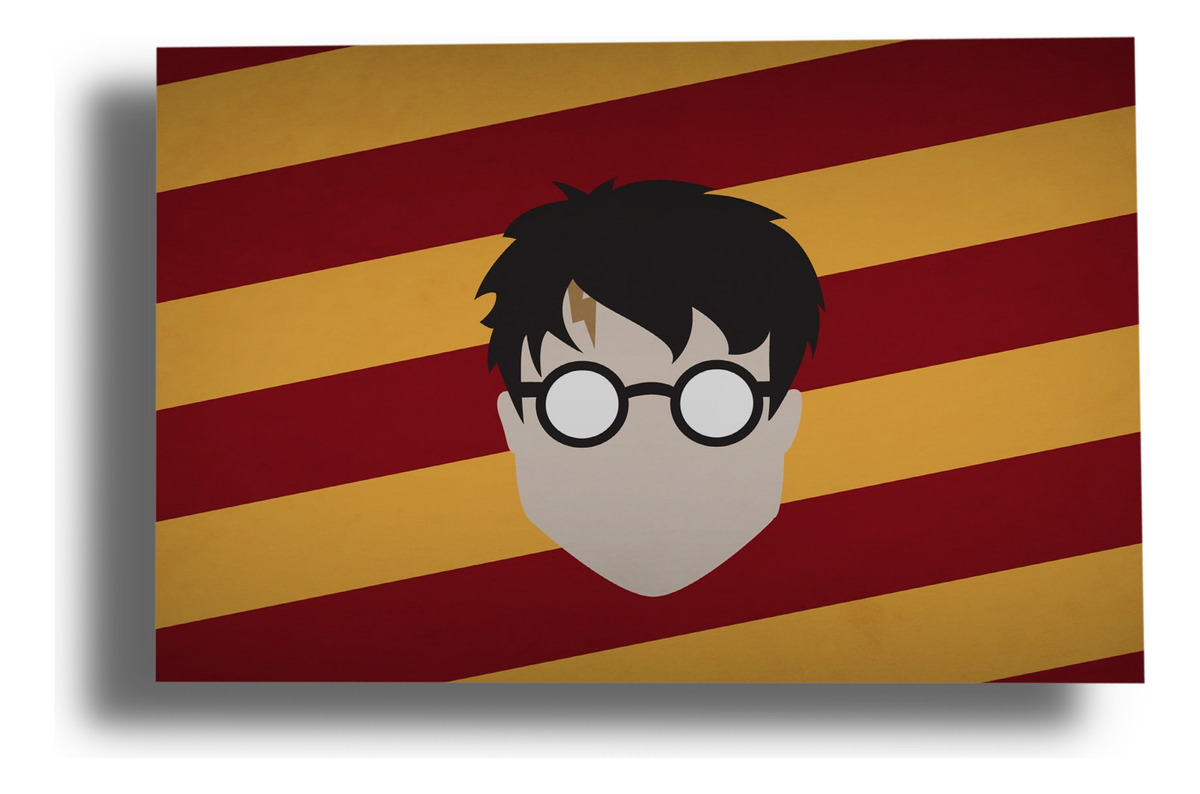Cuadro Harry Potter Minimalista 23 30x40 Mdf Memoestampados