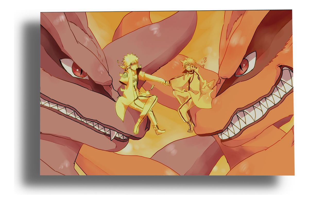 Cuadro Naruto 470 50x70 Lienzo Memoestampados