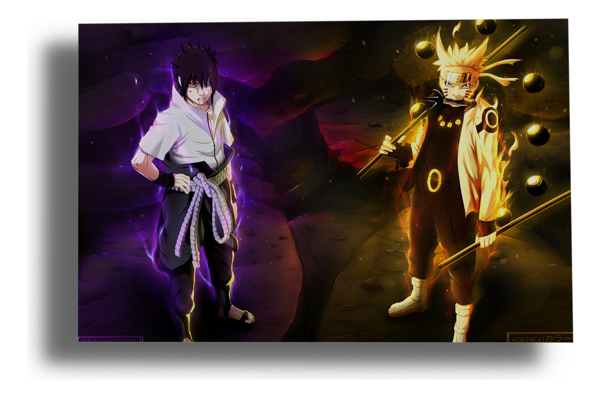 Cuadro Naruto 418 40x53 Mdf Memoestampados