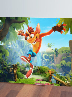 Cuadro Crash Bandicoot 152 50x70 Mdf Memoestampados
