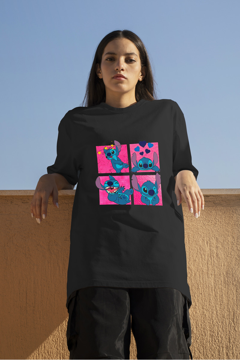 Remera: Stich Enamorado Memoestampados - Imagen 3