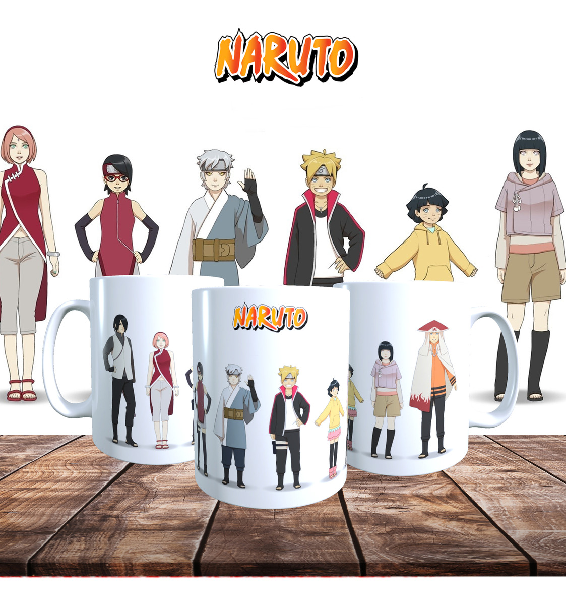Taza Personalizada Diseño Naruto Anime Serie T426 - Imagen 5