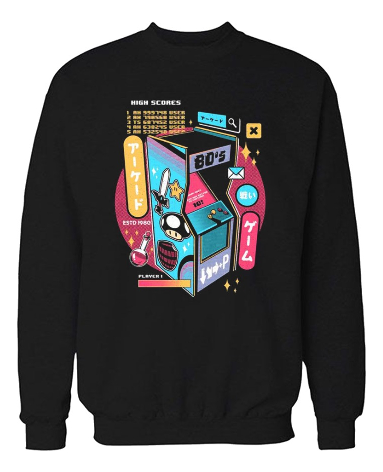Buzo 80`s Arcade Memoestampados - Imagen 3