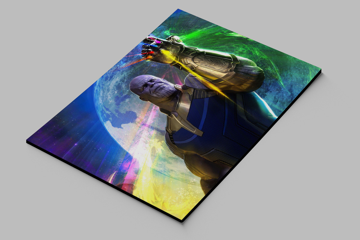 Cuadro Thanos Avenger 376 40x53 Mdf Memoestampados - Imagen 2