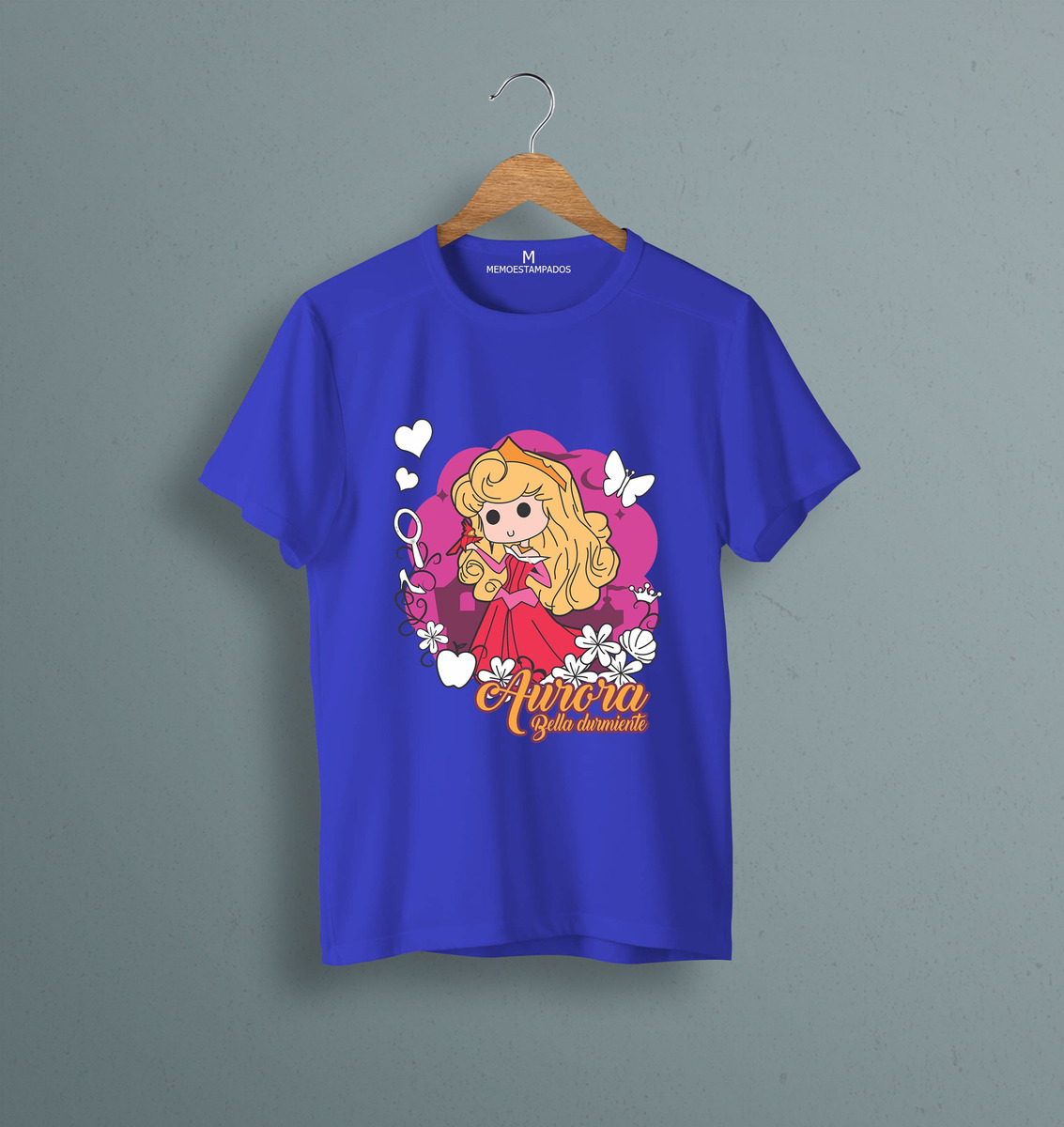 Remera: Bella Durmiente Chibi Memoestampados - Imagen 4