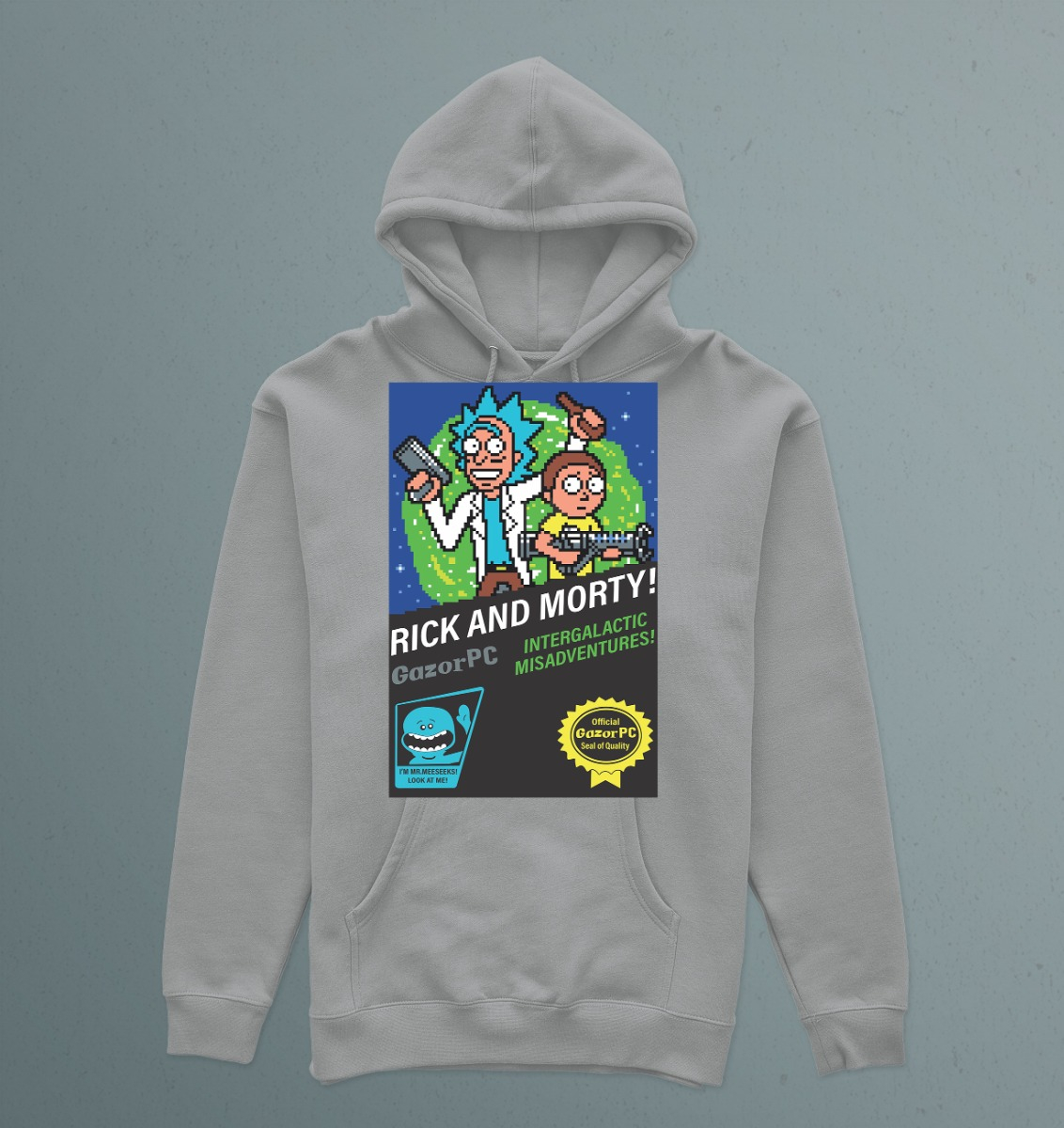 Canguro Pixel Rick Y Morty Memoestampados - Imagen 11