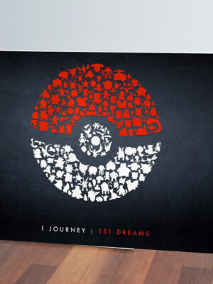 Cuadro Pokemon Go 493 40x53 Mdf Memoestampados