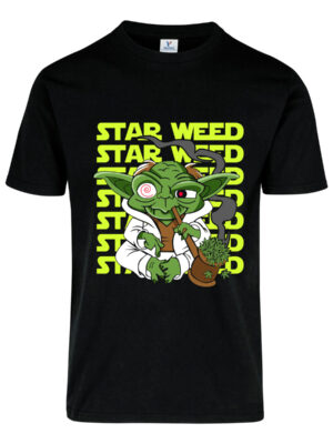 Remera: Star Weed Memoestampados
