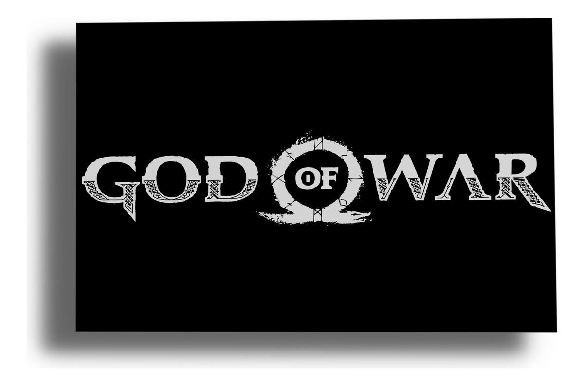 Cuadro 296 Dios De La Guerra 70x100 Mdf Memoestampados