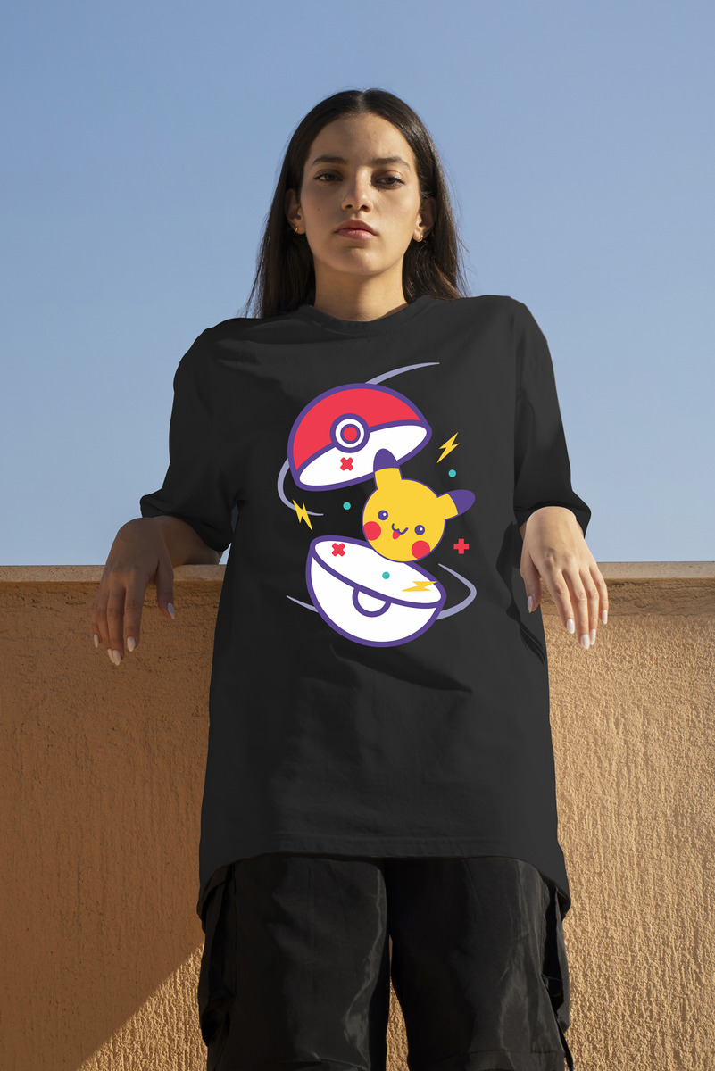 Remera: Pikachu Kawaii Memoestampados - Imagen 3