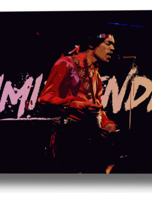 Cuadro 326 Jimi Hendrix 2 50x70 Mdf Memoestampados