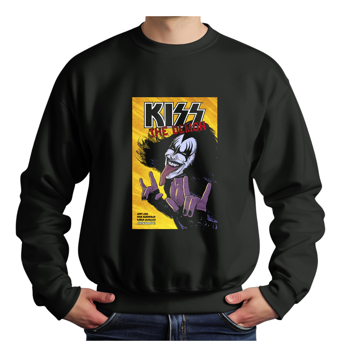 Buzo Kiss The Demon Memoestampados - Imagen 2
