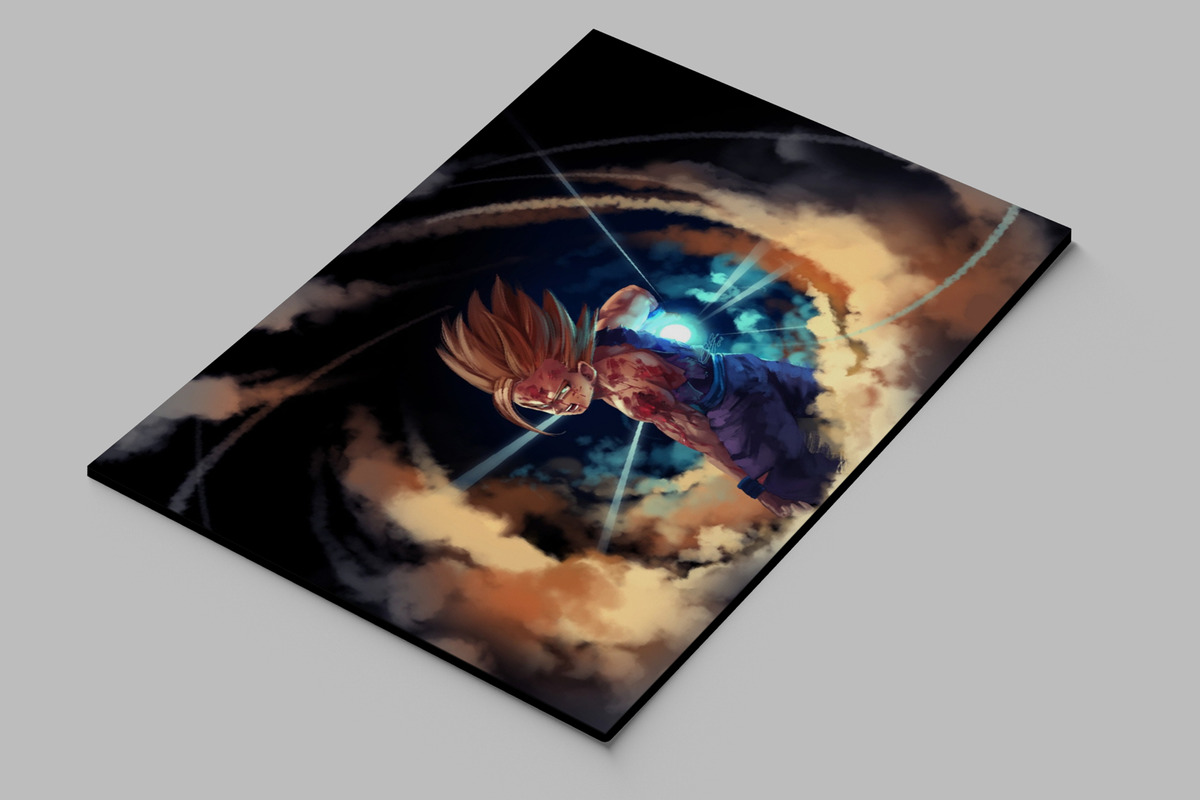 Cuadro Dragon Ball Z 131 70x100 Mdf Memoestampados - Imagen 2