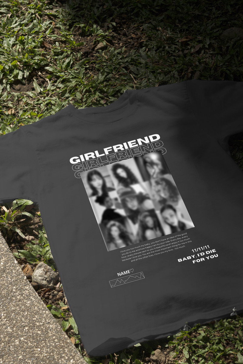 Remera Girlfriend Personalizada San Valentin - Imagen 4