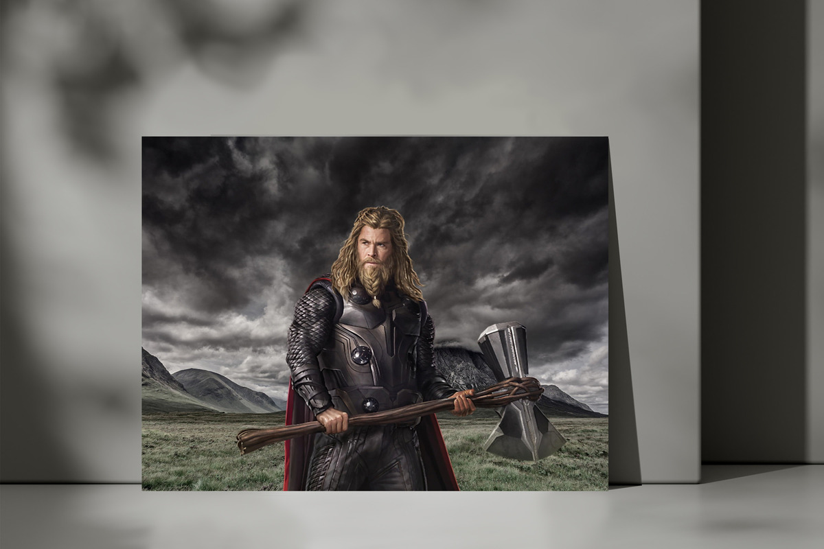 Cuadro 288 The Avengers 50x70 Mdf Memoestampados - Imagen 3