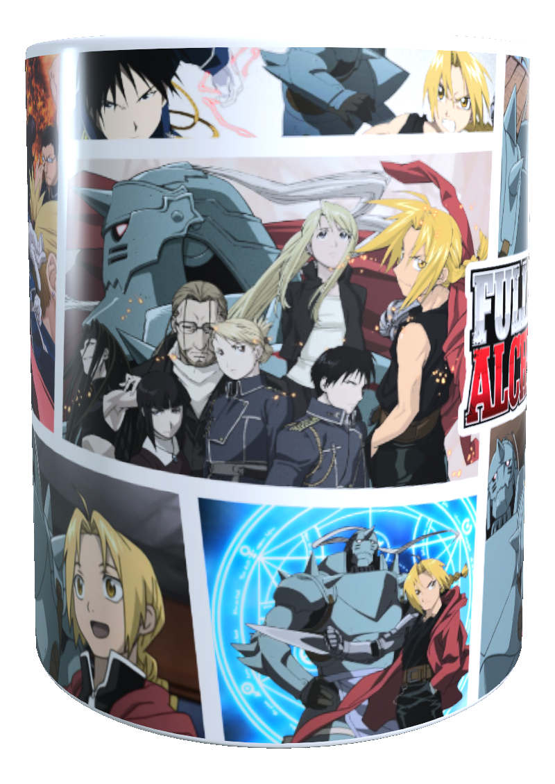 Taza Personalizada Diseño Fullmetal Alchemist T364