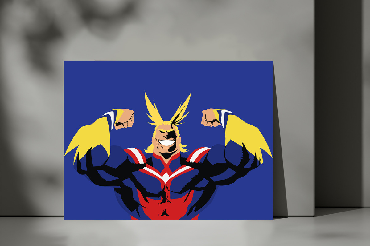 Cuadro 317 Hero Academia 70x100 Mdf Memoestampados - Imagen 3