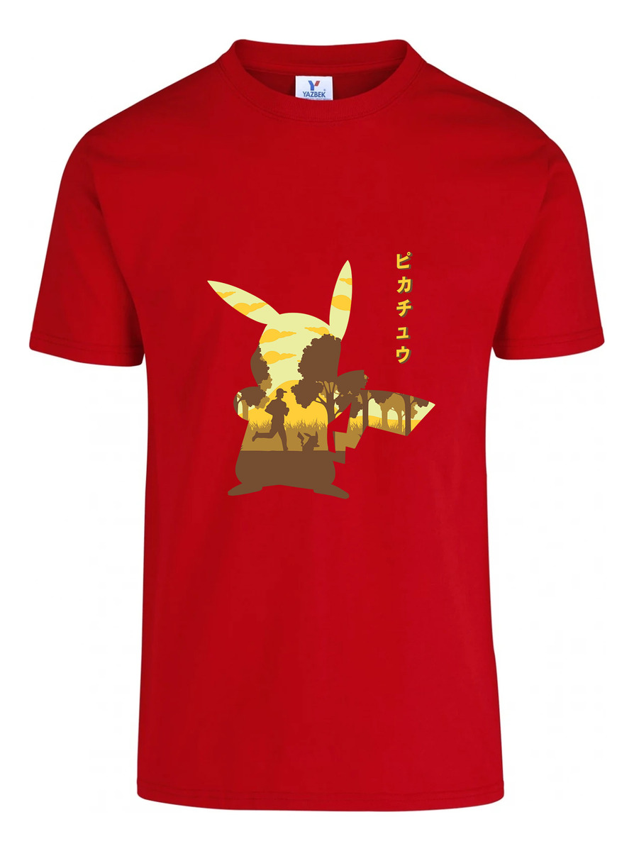 Remera: Pikachu Silueta Memoestampados - Imagen 6