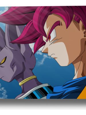 Cuadro Dragon Ball Goku 343 70x100 Mdf Memoestampados