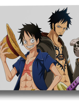 Cuadro 224 Monkey Luffy One Piece 70x100 Mdf Memoestampados