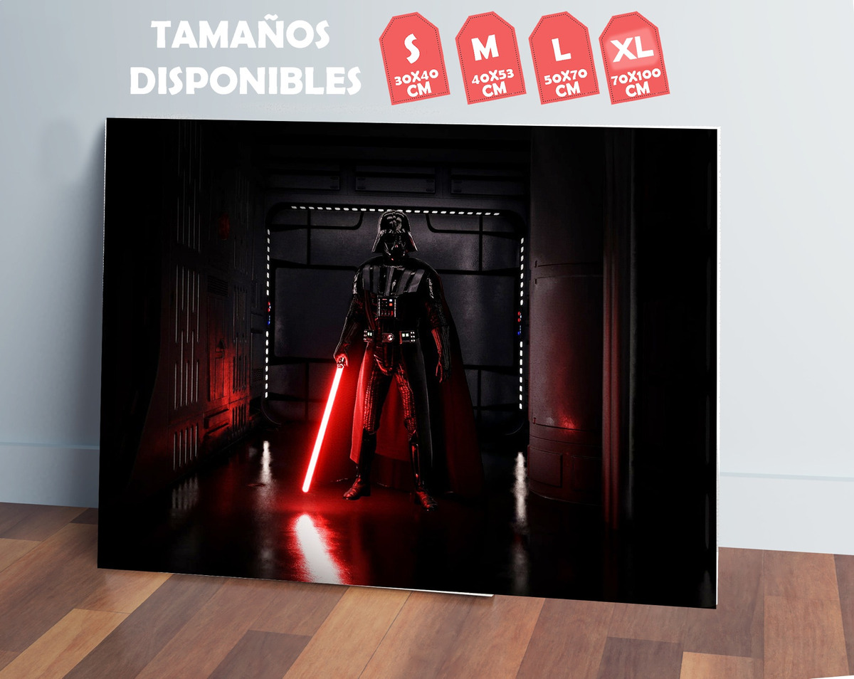 Cuadro 276 Star Wars Darth Vader 40x53 Mdf Memoestampados - Imagen 2