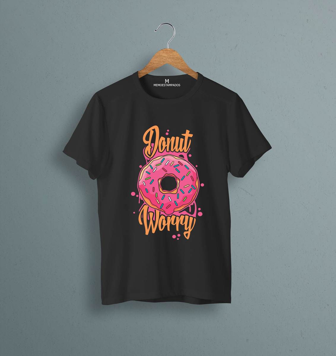 Remera: Donut Worry Memoestampados - Imagen 2