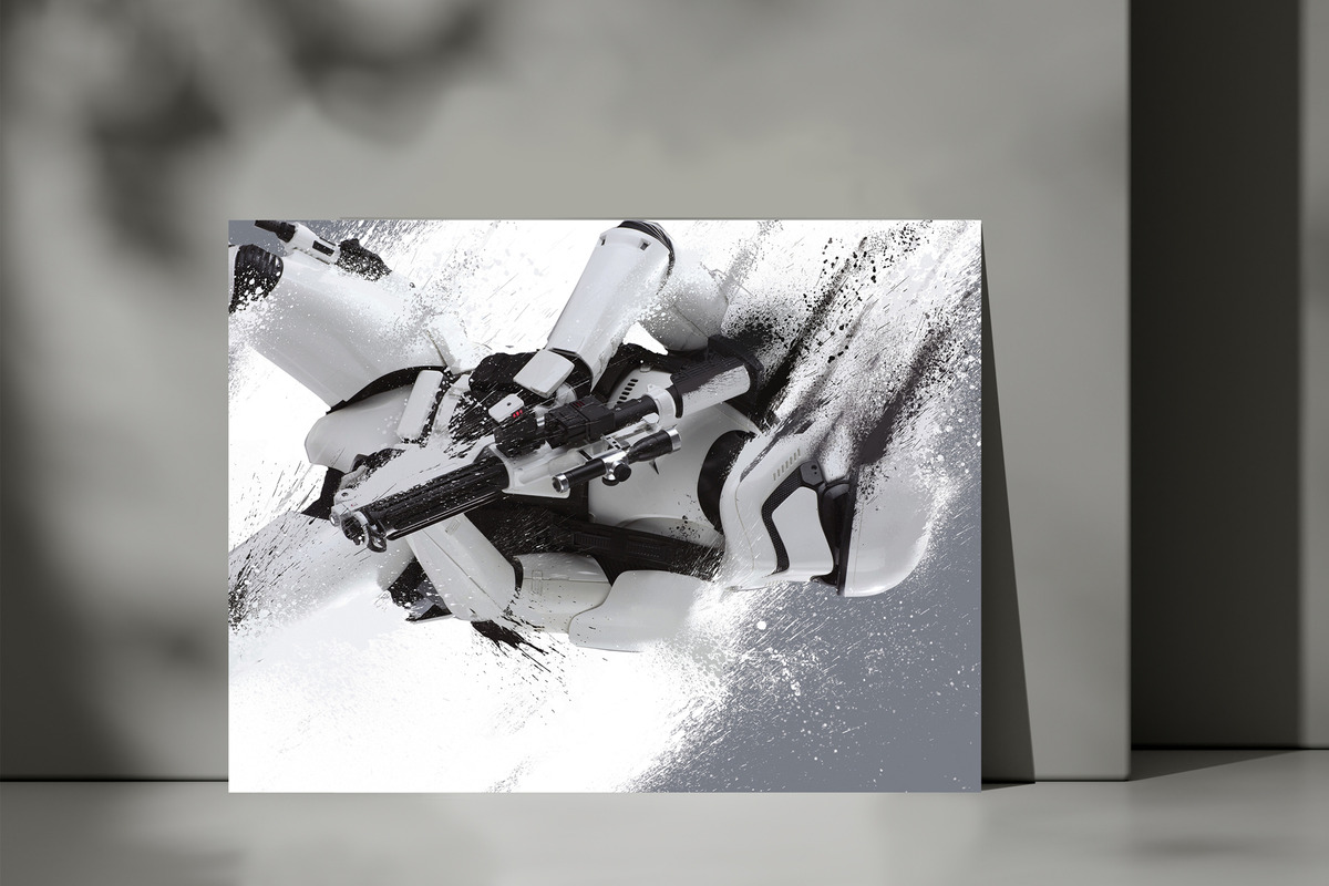 Cuadro 286 Storm Trooper 30x40 Mdf Memoestampados - Imagen 3