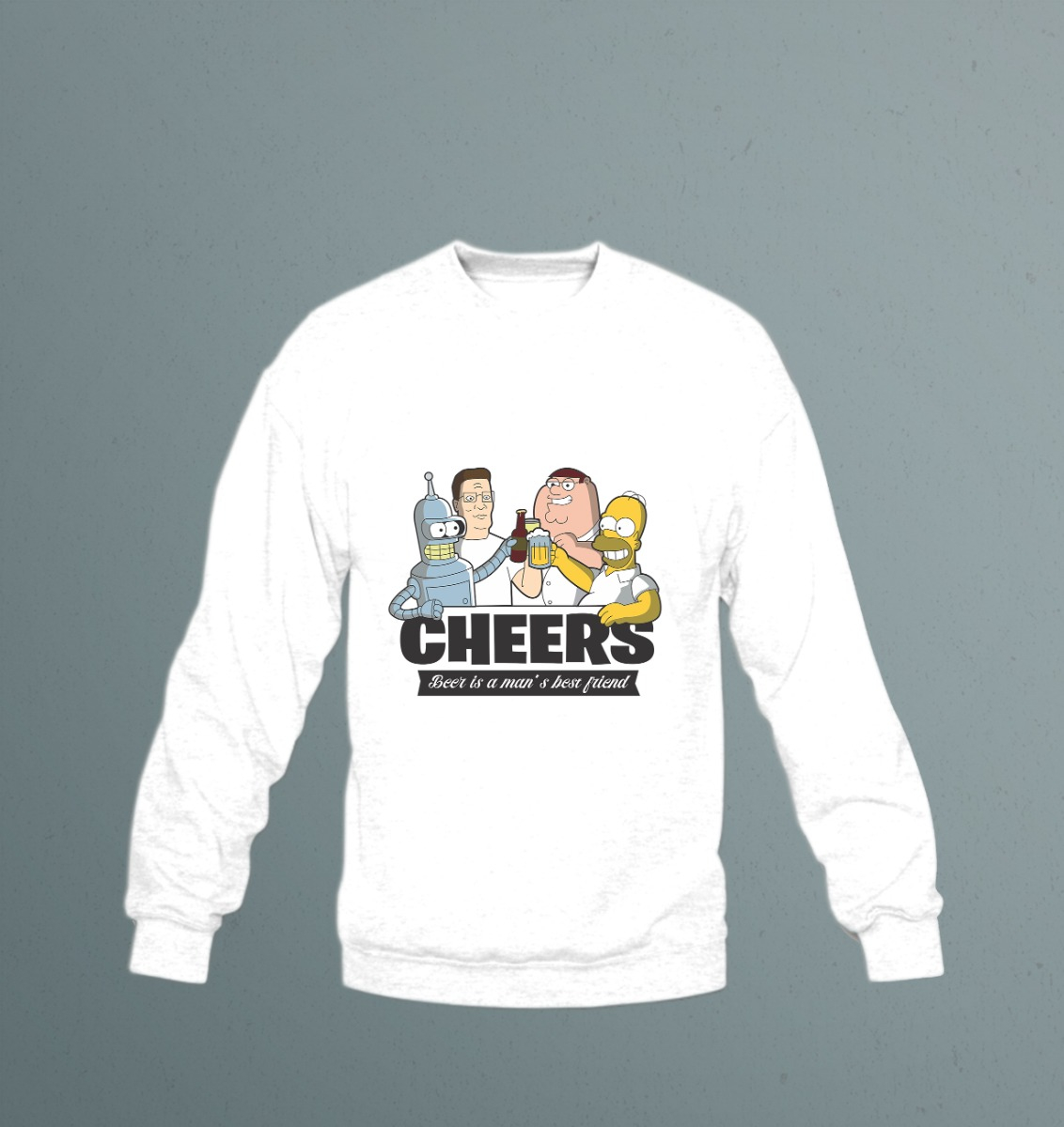 Canguro Cheers Beer Is A Man´s Best Friend Memoestampados - Imagen 8