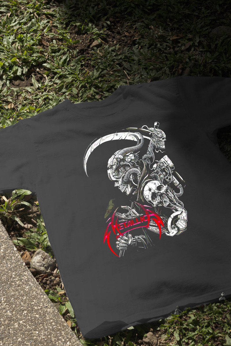 Remera: Metallica 03 Memoestampados - Imagen 4