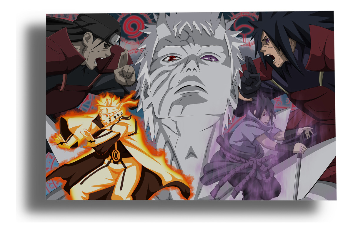 Cuadro Naruto 478 70x100 Mdf Memoestampados