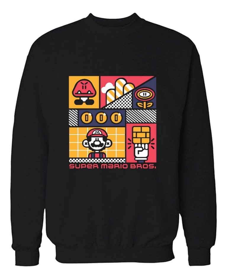 Buzo Super Mario Bros 01 Memoestampados - Imagen 2