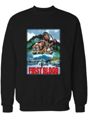 Buzo First Blood Memoestampados