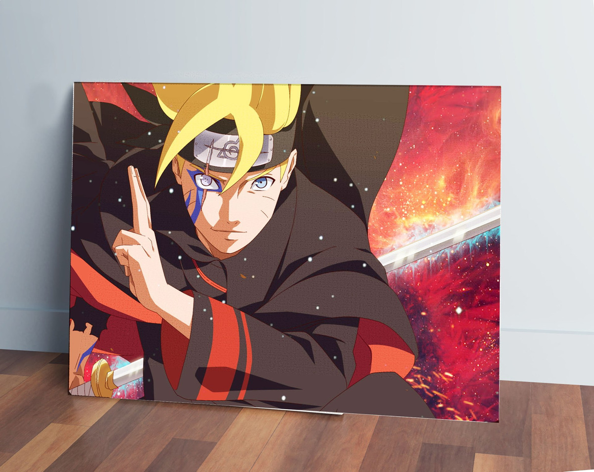 Cuadro Boruto, Uzumaki, Jogan 15 70x100 Mdf Memoestampados