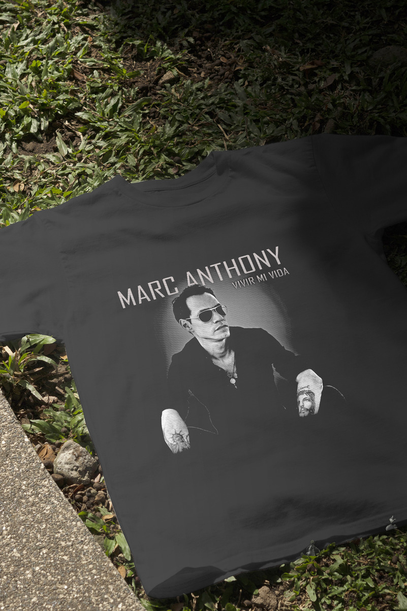 Remera: Marc Anthony Vivir La Vida Memoestampados - Imagen 3