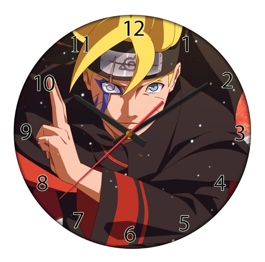 Reloj En Mdf De 3mm 40 Cm Diametro Naruto 15