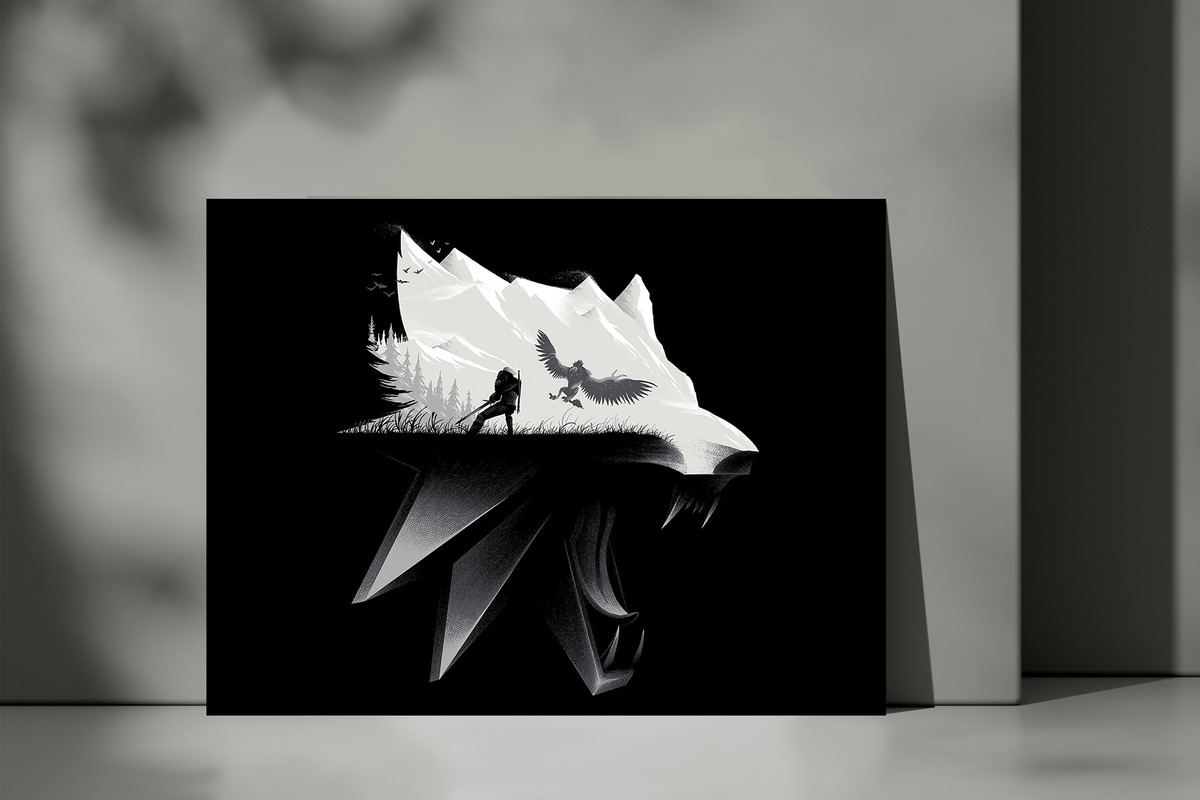 Cuadro The Witcher 3 95 70x100 Mdf Memoestampados - Imagen 3